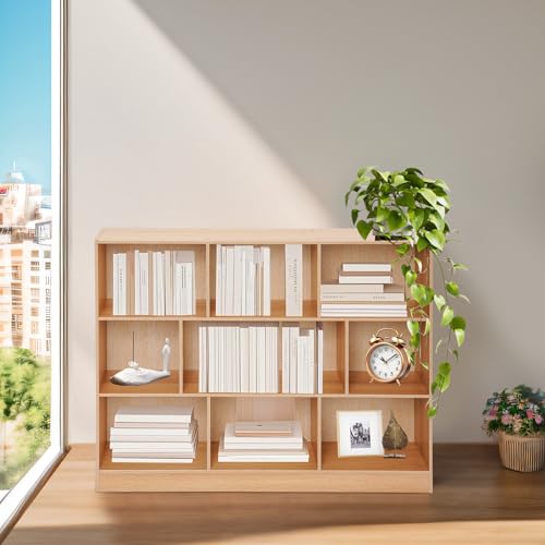 Shiyinge Bodenstehendes Bücherregal Standregal Würfelregal Aufbewahrungsregal Lagerungsregal Bücherschrank für Bücher Büromaterial Trophäen usw Gegenstände zu organisieren (9 Fächer Holzfarbe) Shiyinge Bodenstehendes Bücherregal Standregal Würfelregal Aufbewahrungsregal Lagerungsregal Bücherschrank für Bücher Büromaterial Trophäen usw Gegenstände zu organisieren (9 Fächer Holzfarbe) von Shiyinge