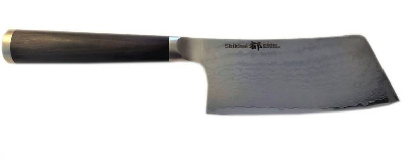 Shizu Hamono Japan Damastmesser Kleines China Kochmesser 12 cm Profi Kochmesser von Shizu Hamono Japan