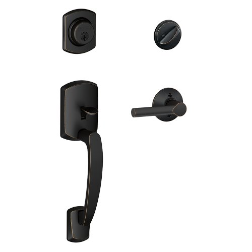 Schlage Greenwich Handleset Mit Broadway Hebel, F60 GRW 716 BRW von Shlage