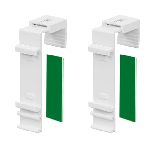 ShnminEU 2 Stück Lange Klemmhalter für Klemmfix Doppelrollo Duo-Rollo, zur bohrfreien Montage als Zubehör oder Ersatzteil für die Aufhängung an PVC-Fenstern und Balkontüren ShnminEU 2 Stück Lange Klemmhalter für Klemmfix Doppelrollo Duo-Rollo, zur bohrfreien Montage als Zubehör oder Ersatzteil für die Aufhängung an PVC-Fenstern und Balkontüren von ShnminEU