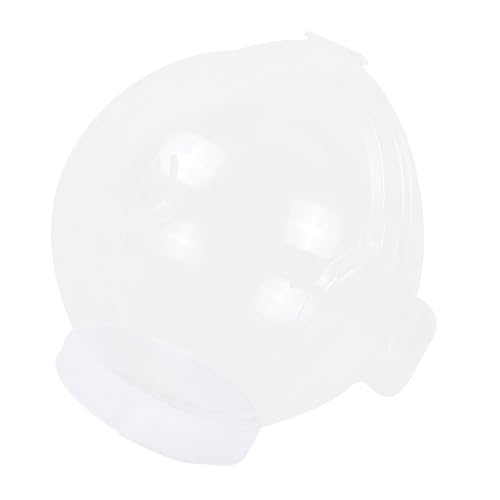 AntiBite Haustierhelm für kleine Hunde und Katzen, verstellbare Kopfbedeckung, klares Design, belüfteter Maulkorb für sichere Outdoor-Reisen, verstellbarer Platz für Katzen von Shntig
