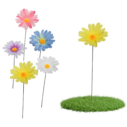 Atmungsaktive Gartendekoration mit reißfestem Stoff und flexibler Drahtkonstruktion, 5 Stück von Shntig