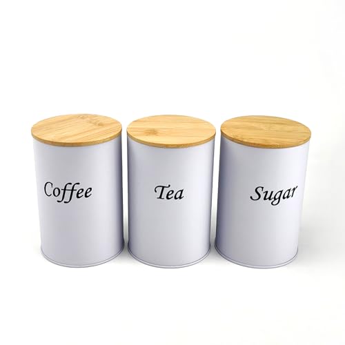 Moderner Bambusdeckel und Eisenbehälter für losen Tee, Kaffee und Süßigkeiten, Lebensmittelbehälter, Küchenorganizer, Küchenaufbewahrungsglas Moderner Bambusdeckel und Eisenbehälter für losen Tee, Kaffee und Süßigkeiten, Lebensmittelbehälter, Küchenorganizer, Küchenaufbewahrungsglas von Shntig