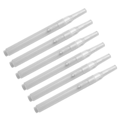 6pcs Leere Farbstifte Pinselstift Acryl Marker Nachfüllbarer Lackmarker Zum Malen Auf Holzstoff von Shntig