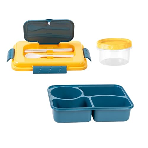 Stapelbarer Mahlzeitenzubereitungsbehälter mit unterteilten Abschnitten Suppenschüssel Besteckset mikrowellengeeignete Lunchbox für Reisen Stapelbare Lunchbox für Erwachsene und Studenten Stapelbarer Mahlzeitenzubereitungsbehälter mit unterteilten Abschnitten Suppenschüssel Besteckset mikrowellengeeignete Lunchbox für Reisen Stapelbare Lunchbox für Erwachsene und Studenten von Shntig