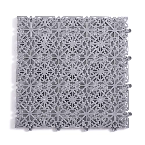 Wasserdichte Badezimmer-Duschmatte, rutschfest, einfarbige Nähte, schneidbar, Rolle, Boden, hohl, Spleißpad, 30 x 30 cm Wasserdichte Badezimmer-Duschmatte, rutschfest, einfarbige Nähte, schneidbar, Rolle, Boden, hohl, Spleißpad, 30 x 30 cm von Shntig