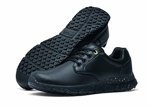 Shoes for Crews SALOON II ECO MEN – Schicker, lässiger Schnürschuh, sicherer Halt, rutschhemmend, wasserabweisend, Leder, OB E SR – Halbschuh für Herren von Shoes for Crews