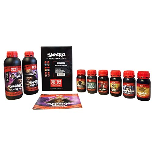 SHOGUN Düngemittel Samurai Coco Multipack 2.0 Komplett Nährstoffset für Growbox von Shogun