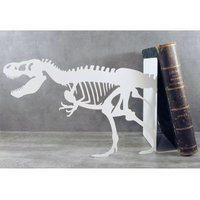 Große Schwarze Oder Weiße Tyranosaurus-Metallbuchstütze von ShohanDesign