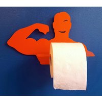 Wandmontierter Toilettenpapierhalter Aus Lackiertem Metall Mister S Wandmontierter Toilettenpapierhalter Aus Lackiertem Metall Mister S von ShohanDesign