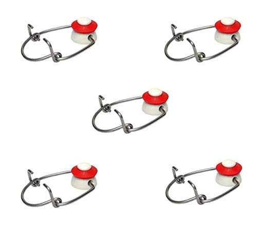 Shop of Wonder │ Bügelverschlüsse mit Porzellankopf und Gummidichtung │ verwendbar für alle gängigen Flaschengrößen │ Mündungsöffnung (5) von Shop of Wonder