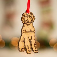 Goldendoodle Personalisierter Christbaumschmuck - Labradoodle Personalisiertes Geschenk Für Hundeliebhaber Haustier Erinnerungsgeschenk Welpe Zum von Shop231Designs