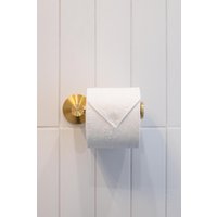 Messing Gebürstet Toilettenpapierhalter - Satin Massiv | The Origin Messingbeschläge von ShopBrassHardware