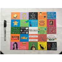 Freunde Malerei | Canvas-Board von ShopByAimee