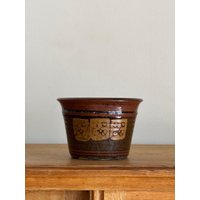 Glasierte Mid Century Studio Schale von ShopCarpenterStudio
