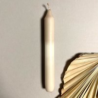 Dip Dye Stabkerze in Taupe, Handgefärbt von ShopCeris