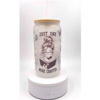 Just One More Chapter Trinkglas Mit Deckel Und Strohhalm von ShopEinzigArt