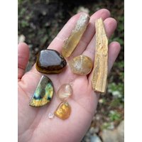 Erfolgs Kristall Set, Solar Plexus Chakra Intention Kit von ShopFarArden