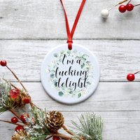 Ich Bin Eine Verdammte Freude Ornament, Floral, Weihnachtsbaumschmuck, Erwachsene, Frohe Weihnachten Weihnachtsbaum Ich Bin Eine Verdammte Freude Ornament, Floral, Weihnachtsbaumschmuck, Erwachsene, Frohe Weihnachten Weihnachtsbaum von ShopHarlowBoutique