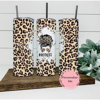 Leopard Tumbler, Mom Geschenk Für Sie, Mama, Personalisiert, Skull, Life von ShopHarlowBoutique