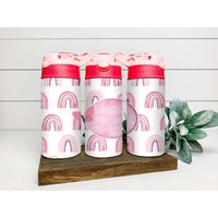 Personalisierte Flip Top Kindertasse, Kinderbecher, Regenbogen, Pink, Schnabeltasse, Benutzerdefinierte 12 Unzen Wasserflasche, Kleinkindtasse Personalisierte Flip Top Kindertasse, Kinderbecher, Regenbogen, Pink, Schnabeltasse, Benutzerdefinierte 12 Unzen Wasserflasche, Kleinkindtasse von ShopHarlowBoutique