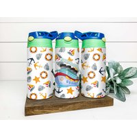 Personalisierte Flip Top Kindertasse, Kinderbecher, Boot, Schiff, Ozean, Schnabeltasse, Benutzerdefinierte 12 Unzen Wasserflasche, Kleinkindtasse Personalisierte Flip Top Kindertasse, Kinderbecher, Boot, Schiff, Ozean, Schnabeltasse, Benutzerdefinierte 12 Unzen Wasserflasche, Kleinkindtasse von ShopHarlowBoutique