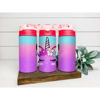 Personalisierte Flip Top Kindertasse, Kinderbecher, Einhorn, Schnabeltasse, Benutzerdefinierte 12 Unzen Wasserflasche, Kleinkindtasse Personalisierte Flip Top Kindertasse, Kinderbecher, Einhorn, Schnabeltasse, Benutzerdefinierte 12 Unzen Wasserflasche, Kleinkindtasse von ShopHarlowBoutique