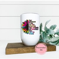 Sie Flüsterten, Dass Dem Sturm Nicht Standhalten Können Becher, Blumenbecher, Leopard, Inspirierender 20 Oz, Personalisiert, Geschenk Für Sie von ShopHarlowBoutique