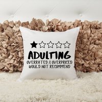 Swearing Kissen, Geschenk Für Sie, Sassy Akzentkissen, Individuelles Home Decor von ShopHarlowBoutique