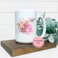 Worlds Best Mom Kaffeebecher, Mama, Geschenk Für Sie, Personalisiert, Mutter, Erwachsene von ShopHarlowBoutique