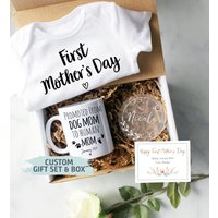 Benutzerdefinierte Erste Geschenkbox Zum Muttertag | Befördert Von Hundemama, Neue Mutter Geschenk, Zeit Tasse, Glückliche Tasse von ShopInkpot