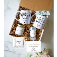 Paar Verlobung Geschenkbox | Verlobungs-Sorgfalt-Paket, Frisch Verlobte Geschenkbox, Verlobungsgeschenk-Braut-Bräutigam-Geschenk-Box, Ehemann Und von ShopInkpot