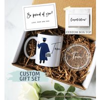 Personalisierte Abschlussgeschenkbox Für Ihn | Graduierung Geschenk, Geschenk Graduiertenschule, Masters Degree Universität, High School, College von ShopInkpot