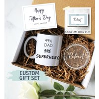 Personalisierte Geschenkbox Zum Vatertag | Geschenk Für Papa, Geschenkidee Vatertag, Superhelden-Dad-Ever-Geschenk, Erwarteter Papa-Geschenk, Neuer von ShopInkpot