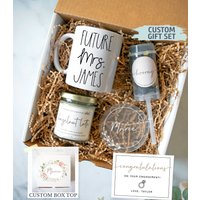 Personalisierte Verlobungsgeschenkbox | Glückwünsche Zur Verlobung, Brautparty-Geschenkbox, Brautgeschenk-Set, Zukünftige Frau Geschenk von ShopInkpot