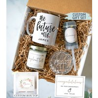 Personalisierte Verlobungsgeschenkbox | Glückwünsche Zur Verlobung, Brautparty-Geschenkbox, Brautgeschenk-Set, Zukünftige Frau Geschenk von ShopInkpot