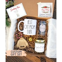 Personalisierte Weihnachtsgeschenkbox Für Katzenmutter | Weihnachtsgeschenkidee, Weihnachtsgeschenkbox-Set, Weihnachtsgeschenk Katzenmutter, Frauen von ShopInkpot