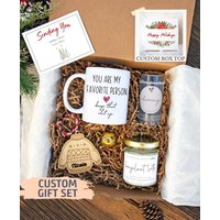 Personalisierte Weihnachtsgeschenkbox Für Sie | Weihnachtsgeschenkidee, Weihnachtsgeschenkbox-Geschenkbox-Set, Urlaubsgeschenk Freund, Frauen von ShopInkpot