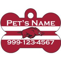 Arkansas Razorbacks Haustier Id Hundemarke | Offiziell Lizenzierte Personalisiert Für Dein von ShopInstaPets