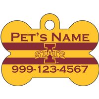 Iowa State Cyclones Pet Id Dog Tag | Offiziell Lizenzierte Personalisiert Für Ihr Haustier von ShopInstaPets