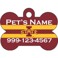 Iowa State Cyclones Pet Id Dog Tag | Offiziell Lizenzierte Personalisiert Für Ihr Haustier von ShopInstaPets