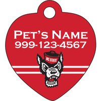 Nc State Wolfpack Pet Id Tag Für Hunde & Katzen | Offiziell Lizenzierte Personalisiert Ihr Haustier von ShopInstaPets