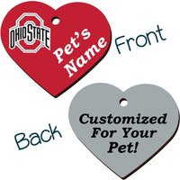 Ohio State Buckeyes 2-Seitige Haustier Id Tag Für Hunde & Katzen | Offiziell Lizenzierte Personalisiert Dein von ShopInstaPets