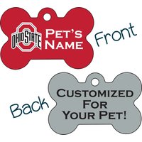 Ohio State Buckeyes 2-Seitiger Pet Id Dog Tag | Offiziell Lizenzierte Personalisiert Für Ihr Haustier von ShopInstaPets