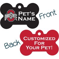 Ohio State Buckeyes 2-Seitiger Pet Id Dog Tag | Offiziell Lizenzierte Personalisiert Für Ihr Haustier von ShopInstaPets