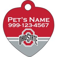 Ohio State Buckeyes Haustier Id Tag Für Hunde & Katzen | Offiziell Lizenzierte Personalisiert Dein von ShopInstaPets