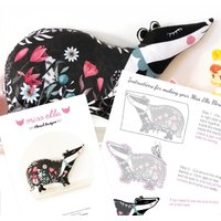 Dachs Kissen Diy Kit - Nähset | Füllung Nicht Enthalten Waldtiere von ShopMissElla