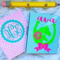 Monogrammiertes Schulzubehör - Personalisiertes Sammelmappe Mit Monogramm Personalisierte Monogrammiertes Schulzubehör - Personalisiertes Sammelmappe Mit Monogramm Personalisierte von ShopMollyEllen