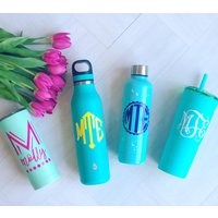 Wasserflasche Aufkleber - Monogramm Vinyl Personalisierte Yeti Cup Back To School Wasserflasche Aufkleber - Monogramm Vinyl Personalisierte Yeti Cup Back To School von ShopMollyEllen