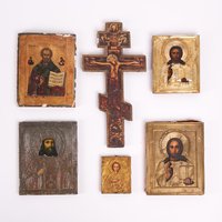 Jesus Christus Sammlung Icon Statue Set Von 6 von ShopMomsAntiques